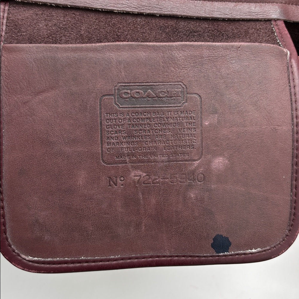 Vintage Coach Metropolitan Leather Briefcase Bag USA BLEMISH - Picture 6 of 15